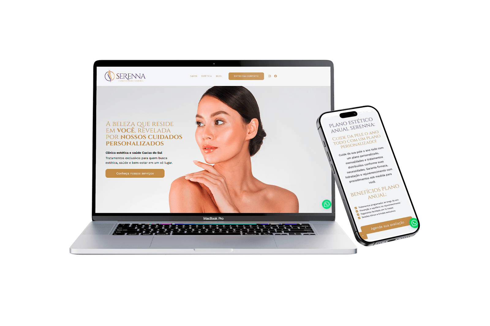 Site Clínica Serenna